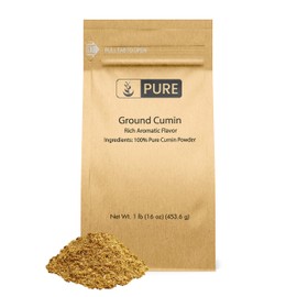 PURE Ground Cumin (1 lb) Pure & Natural Premium Cumin from India, Earthy & Warm