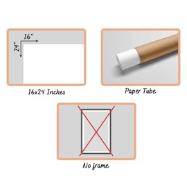 Pack 2 Sign Language Poster Laminated for Classroom 16x24 Unframed, ASL Alphabet Posters for Beginner, Basic Signs Wall Decor