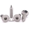 M6 x 16mm Flat Socket Cap Head Self Tapping Screws,