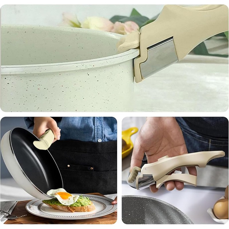 Wzenclave Universal Removable Pan - Detachable Cookware Handle Replacement for