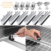Solar Panel Bracket Flat Roof, 6 Aluminium Mounting Rail &