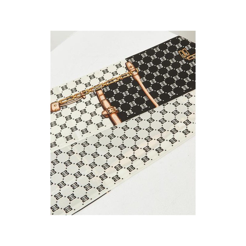 Daks (신세계강남점)DCSC3F025BK SILK100%블랙 롱 스키니 실크스카프 (Daegu Shinsegae) DCSC3F025BK 100%