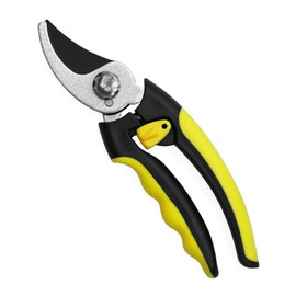 Ergonomic Compact Bypass Pruner – Heavy Duty Rust-Resistant Garden Secateurs for Precision Pruning