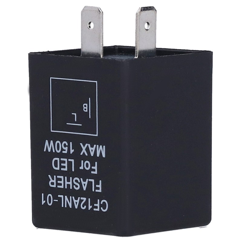 2Pcs LED Flasher 2‑Pin Electronic Relay Normally Open Car Turn