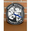 Unbranded PVC Tactical Morale Patch - Saint Michael Patch -