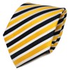 TigerTie Designer Silk Tie in Striped - 8 cm Tie