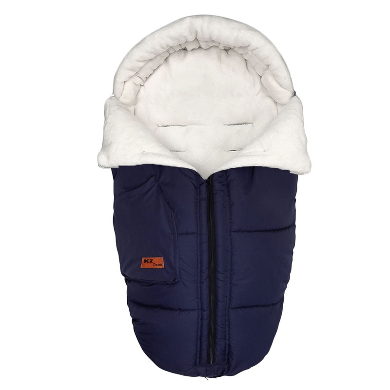 KZ Dotnz Universal Stroller Footmuff with Adjustable Zips, Soft Hood,