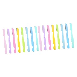 FRCOLOR 2sets Female Eyebrow Razors Portable Foldable Safe Gentle Trimmer Perfect Present for Women 8pcs*2