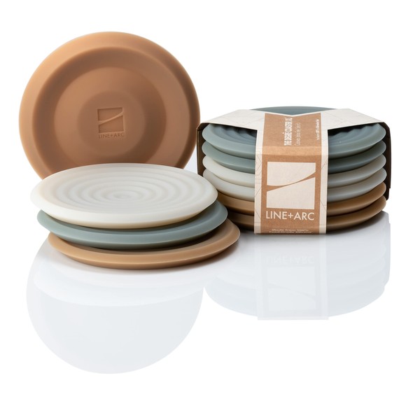 LINE+ARC Extra Thick Silicone Coasters (As Seen in NYTimes WireCutter)
