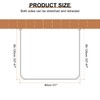 uxcell Stretchable Shower Curtain Rod Rack, Stainless Steel U Shaped