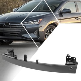 Factory Style Black Steel Front Impact Bar Bumper Reinforcement Bar Compatible with 17-20 Elantra Sedan