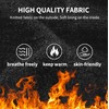 HGDGears Winter Warm Knitted Gloves for Men,Soft Lining,Touchscreen Thermal Knitted