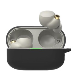 Ankersaila Soft Silicone Case Compatible with Sony WF-1000XM4, Scratch/Shock Resistant Protective Case Cover (Black)