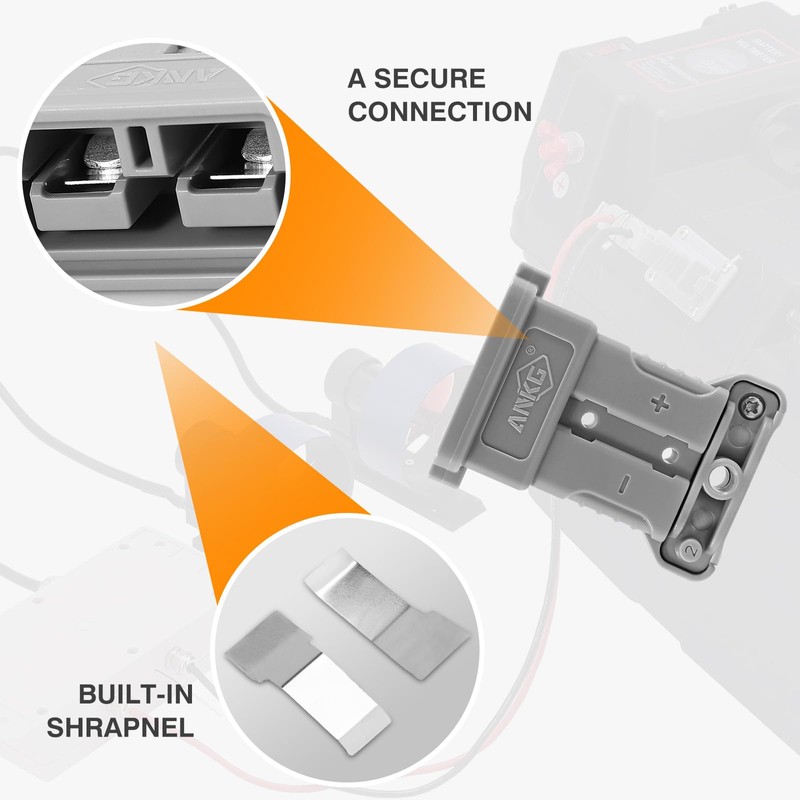 micrl 50 amps Ip68 Waterproof 6-8 Gauge Battery Quick Connect/Disconnect