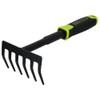 Black Tools Garden Hand Rake | For Cleaning and Loosening