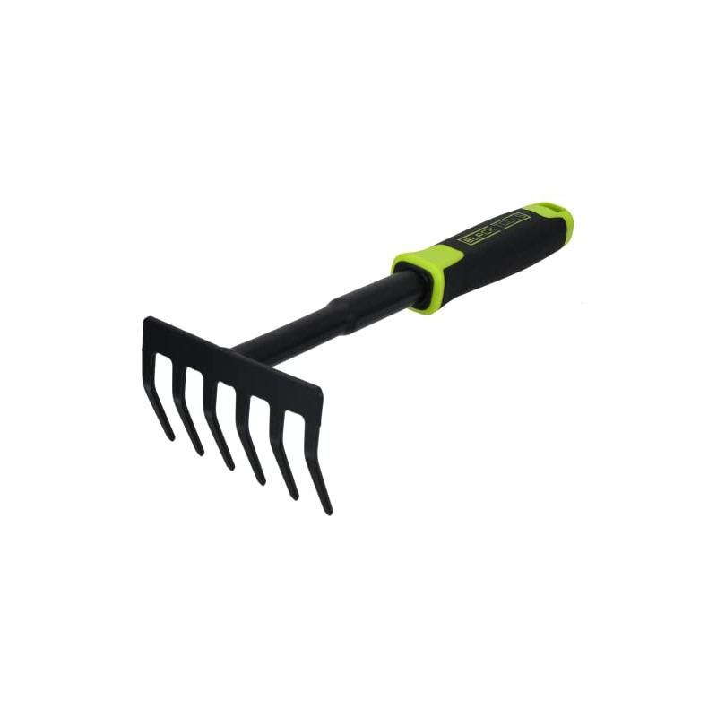 Black Tools Garden Hand Rake | For Cleaning and Loosening