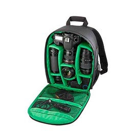 winvin Waterproof SLR/DSLR Camera Backpack Shoulder Bag Travel Case For Canon Nikon Sony Digital Lens (Medium, Green)