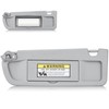 Hurotoms Left Driver Side Sun Visor Without Light for 2006