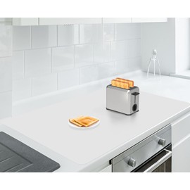 AECHY Extra Large Silicone Mat 36”x24”x0.08”, Multipurpose Silicone Mat Thick Heat Resistant Mat Shipped Rolled Up Kitchen Counter Mat Waterproof Nonslip Silicone Mats for Kitchen Counter Translucent