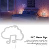 LED Neon Sign Note Shaped PVC USB Battery Power Supply