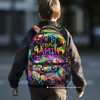 Wsotce Video Game Kids Backpack For Boys Graffiti Game School