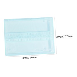 Baluue 4pcs Nail Salon Organizer Storage Box for Drill Bits Holders for Nail Art Tools Easy to Clean and Use for Manicure Practice