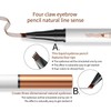 HOUSN Waterproof Liquid Eyebrow Pencil, with Four Fork Tips, Quick