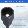 sourcing map 2pcs Magnetic Nut Driver 17mm Hex Drive Socket