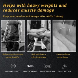 Weight Lifting Wrist Straps for Gym – Premium Neoprene Padding, Anti-Slip Grip for Deadlifts, Powerlifting, Pull-Ups – Adjustable Wrist Support for Men & Women (Black)