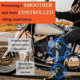 FOVPLUE Heel Shifter Lever w/Shift peg, Rear Shifter Peg for Harley '86-'17 FL Softail, 88-Later Touring CVO Road Glide Street Glide Electra Glide Road King and '08-Later Trike, Black#2