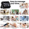 USB Rechargeable Loud Digital Kitchen Timer with Large LCD Display