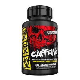 Mutant Caffeine - Maximum strength - 200mg caffeine equivalent - 240 tablets
