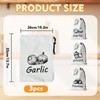 Potato, Onion, Garlic Storage Bag Set of 3 Breathable Bags,