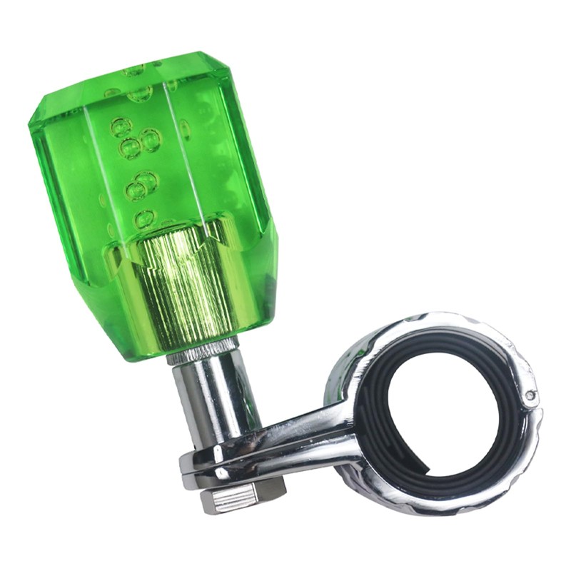 EOHMAK Car Steering Wheel Spinner Knob Acrylic Crystal Steering Wheel