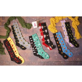 Foozys Womens Novelty Knee High Socks | Avocados Themed Fashion Novelty Socks | 2 Pairs Included