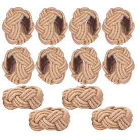 Napkin Rings Set of 12, Woven Napkin Holders, Serviette Rings Bulk for Party Decoration, Dinning Table, Everyday, Family Gatherings - A Great Tabletop Décor - Natural Tan
