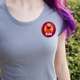 Sesame Street Elmo Scribble Pinback Button Pin