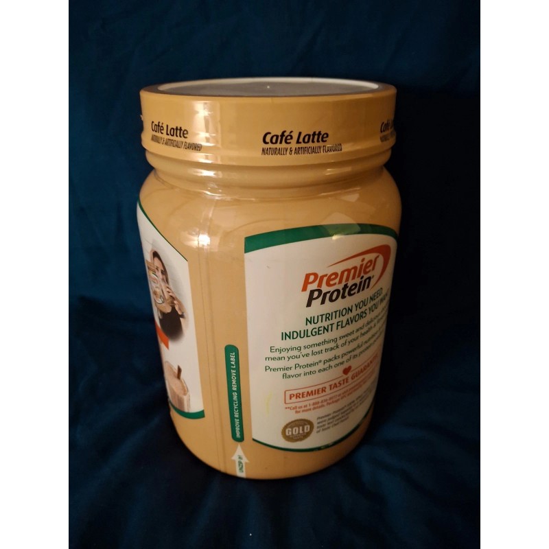 Premier Protein Powder Cafe Latte 30g Protein 100% Whey, 23.9