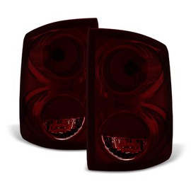 ACANII - For Blk Tinted 2005-2011 Dodge Dakota Tail Lights Lamps Replacement Left+Right 05-11