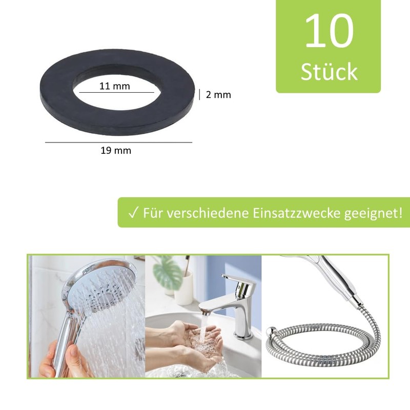 FeJu Sealing Ring Shower Head | Pack of 10 |