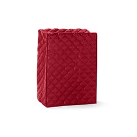Covermates Keepsakes Rectangular Appliance Cover – Quilted Kitchen Appliance Cover for Countertop Storage – Dust Protection – Stain Resistant – Washable – Slip-On Appliance Design, Red