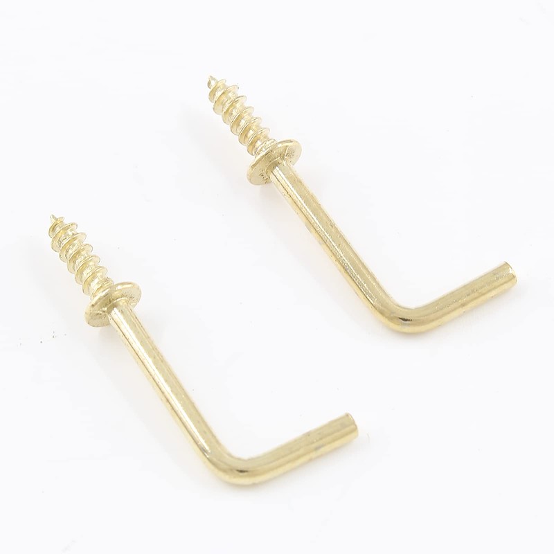 Bivethoi 150pcs Tiny L Hooks for Hanging, Mini Right Angle