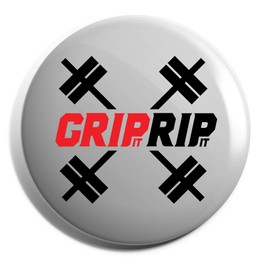 Hippowarehouse Grip it Rip it Badge Pin 25mm