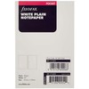 Filofax Pocket White Plain Notepaper
