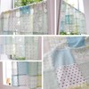 Sunny day fabric Cafe Curtain Rush 100cm W x 45cm
