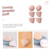 FRCOLOR Tool 6pcs Lady Makeup Powder Wet Dry Fan-shaped Pva