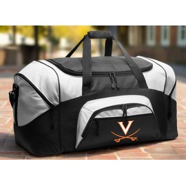 LARGE UVA Duffel Bag University of Virginia Suitcase or Gym Bag For Men Or Her
