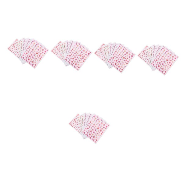 Baluue 5sets Cherry Blossoms Nail Art Stickers Stick Nails Floral