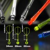 WINMAU Fusion Fluoro Yellow Short Intergrated Dart Flight and Shaft