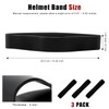 ERETOW Firefighter Helmet Bands, Heavy Duty Rubber Helmet Strap for